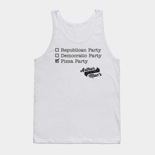 Double Sided Pizza Party Tank Top